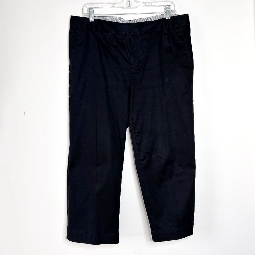 Gap Capri Black Pants Work Size 12